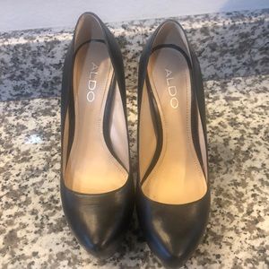 Aldo black high heels sz 6.5
